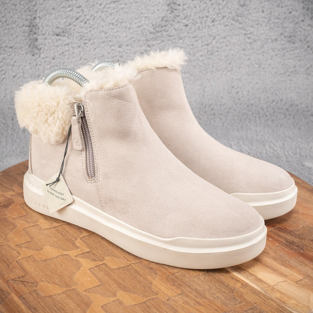 Cole Haan Ankle Bootie GP RLLY BOOTIE Waterproof Dove Grey W23042 Women's 6.5 B